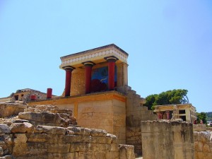 Knosos palace in Crete