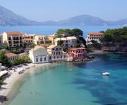 Corfu island in greece